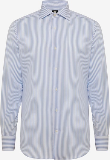 Marškiniai iš Boggi Milano, spalva – šviesiai mėlyna / balta, Prekių apžvalga