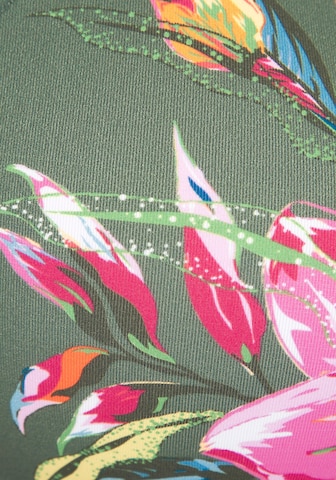 LASCANA Bustier Góra bikini w kolorze zielony