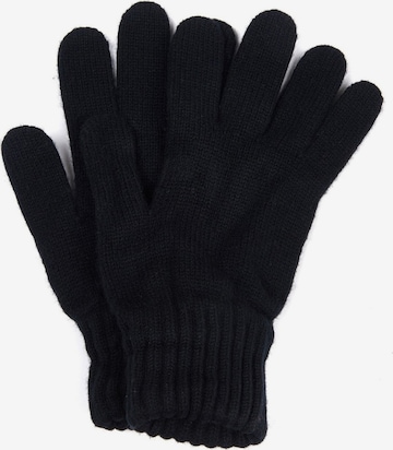 Barbour Rękawiczki 'LAMBSWOOL GLOVES BLACK' w kolorze czarny: przód