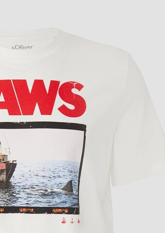 T-Shirt s.Oliver en blanc