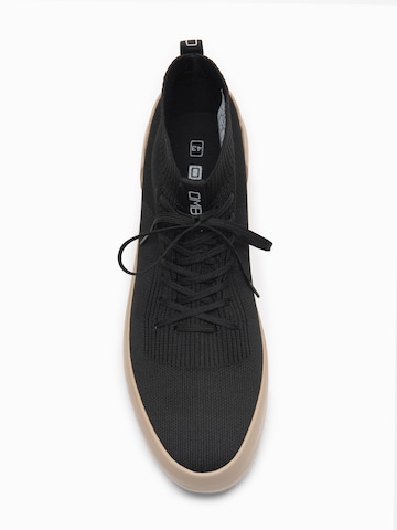Ombre Sneakers hoog in Zwart