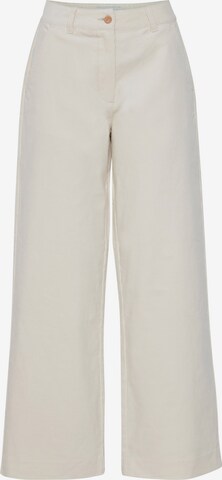 Wide leg Pantaloni di ICHI in beige: frontale