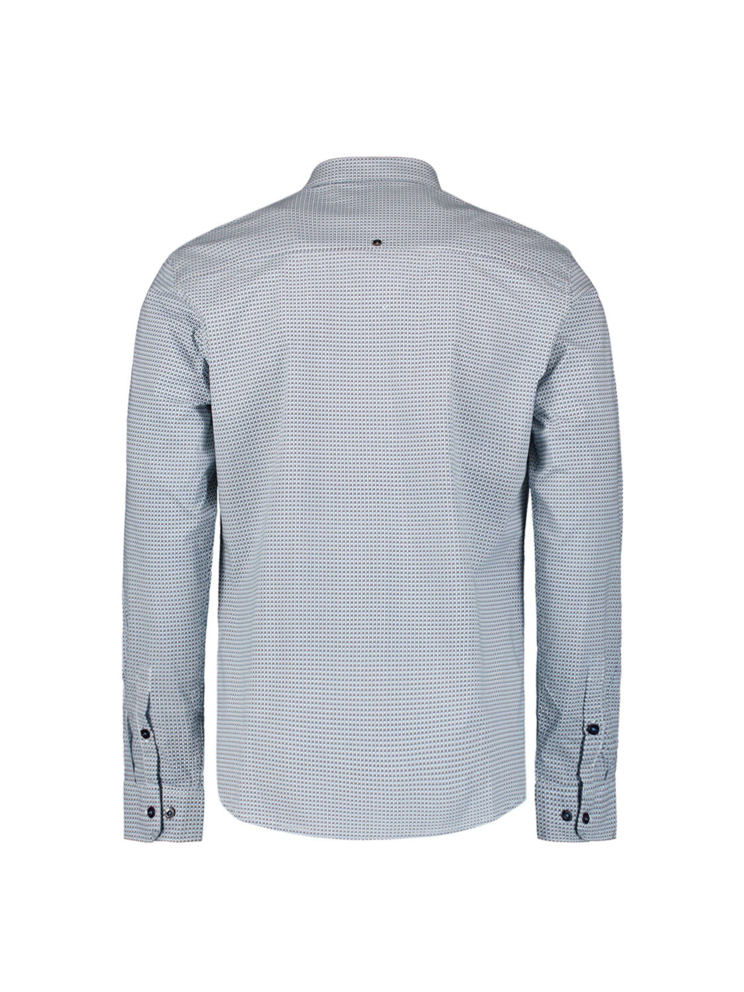 No Excess Slim fit Button Up Shirt in Blue