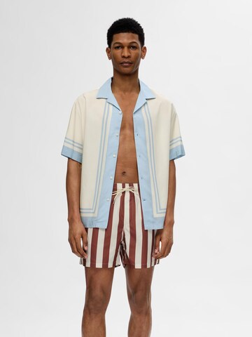 Shorts de bain SELECTED HOMME en marron