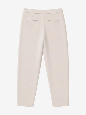 Madnezz House Regular Trousers 'Spodnie Palazzo Wrap Light Beige' in Beige