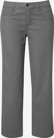 LAURASØN Wide leg Trousers in Grey: front