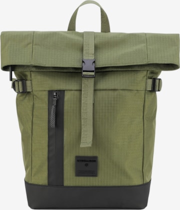 STRELLSON - Mochila 'Northwood Eddie' em verde: frente