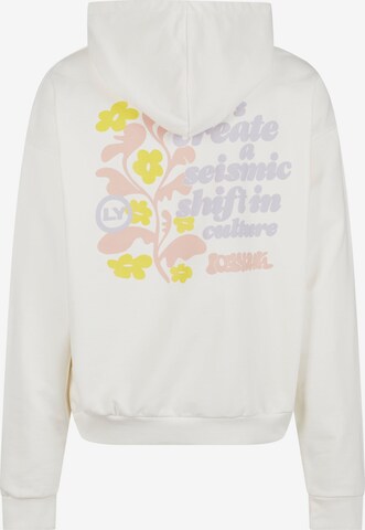 Lost Youth Sweatshirt 'Flowers' in White
