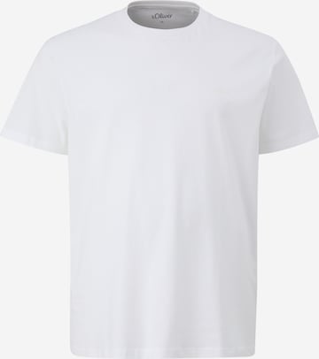 T-Shirt s.Oliver en blanc : devant