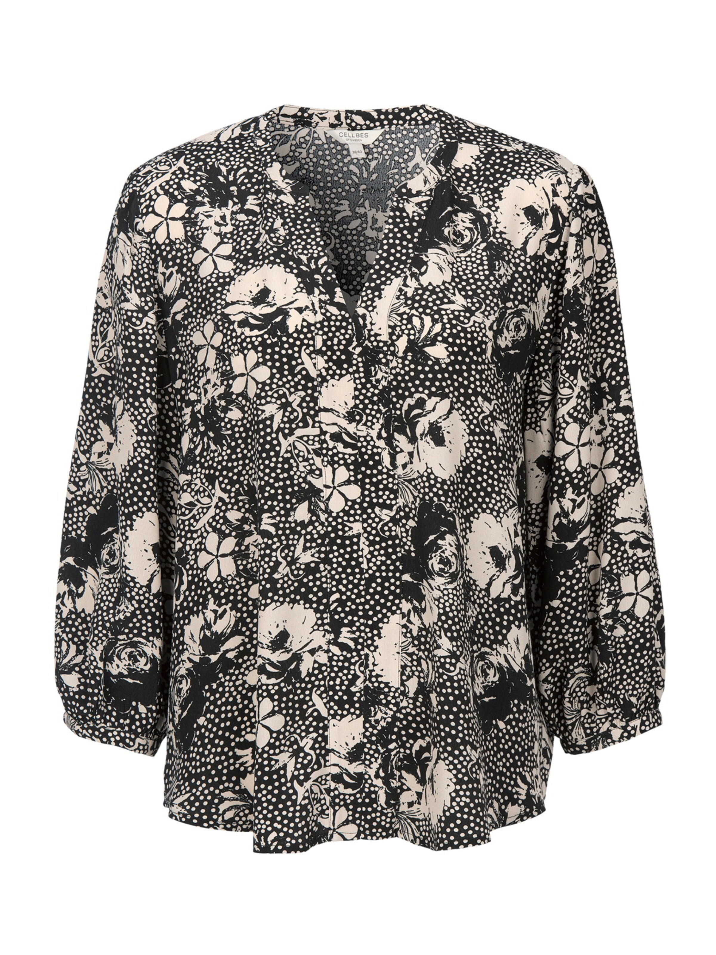 Cellbes of Sweden Blouse in Zwart: voorkant