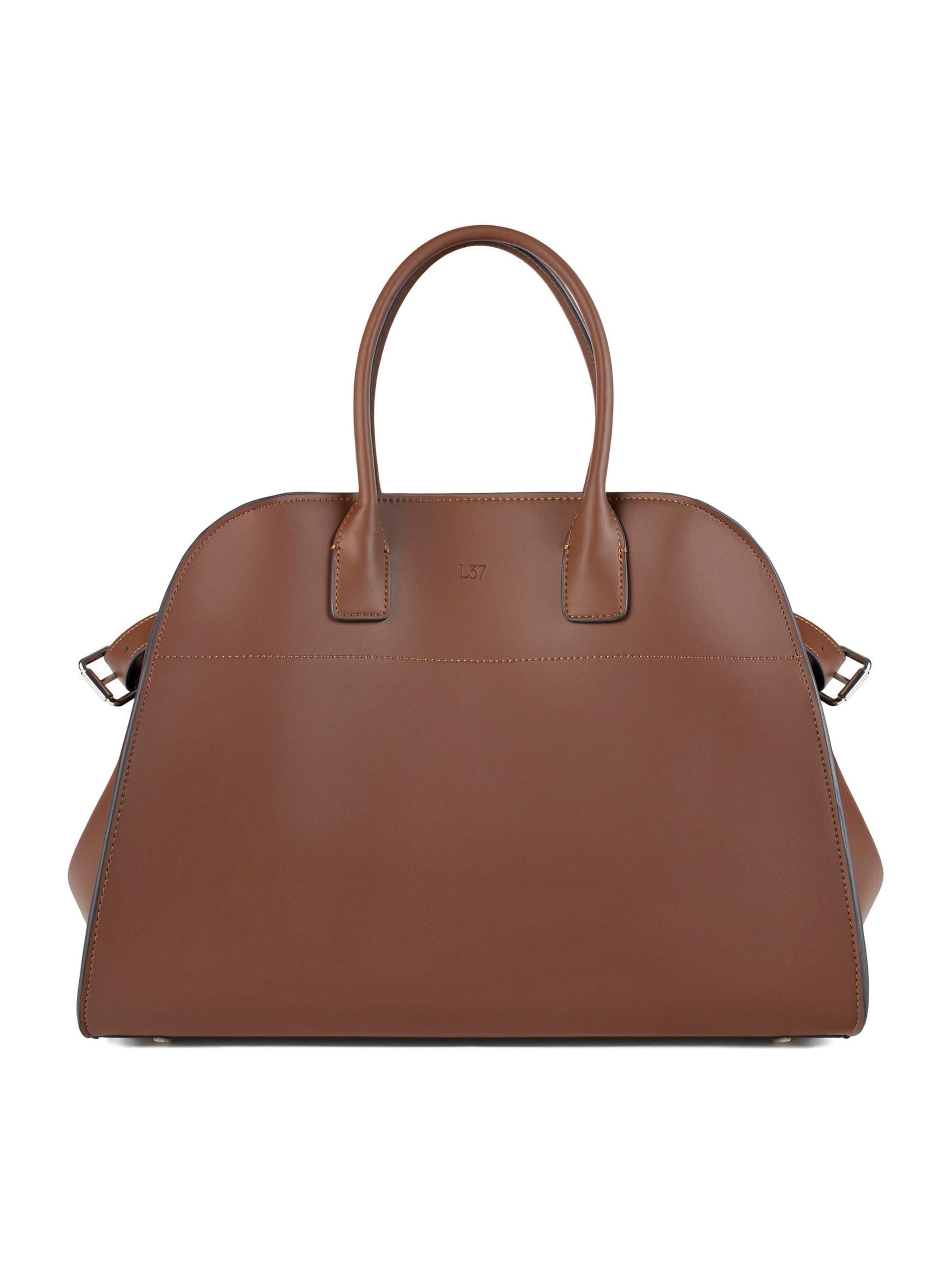 L37 HANDMADE SHOES Handbag 'BON VOYAGE' in Brown: front