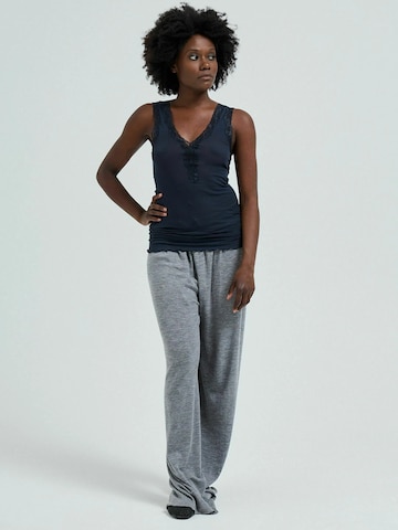 Top 'Lacey' di Seamless Basic in blu