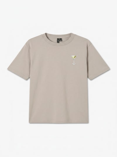 VERO MODA Shirt 'VMPAULINA THEA' in XS in Taupe / Light green / Black / Off white, Item view