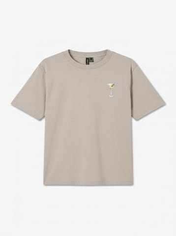 Tricou 'VMPAULINA THEA' de la VERO MODA pe gri: față