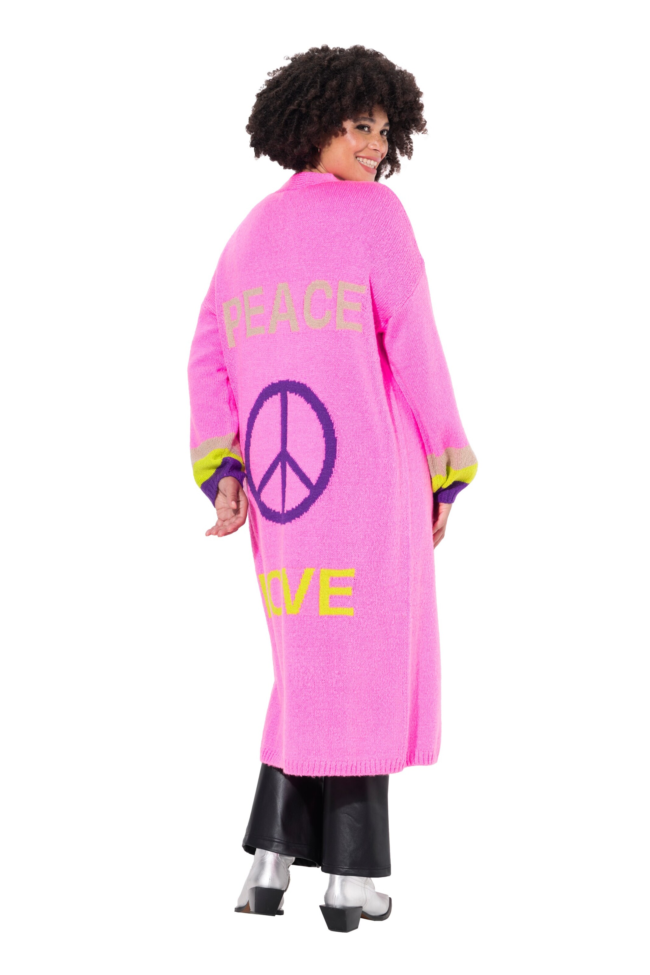 Angel of Style Knit cardigan in Pink