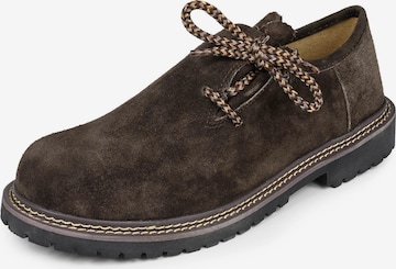 Chassure folklorique 'AS453' Alessandro Salvarini en marron : devant