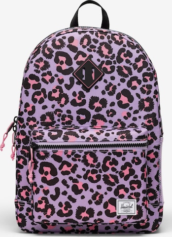 Herschel Ryggsäck 'Heritage' i lila: framsida
