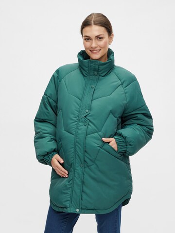 MAMALICIOUS Between-Season Jacket 'Erza' in Green: front