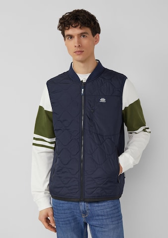s.Oliver Vest in Blue: front