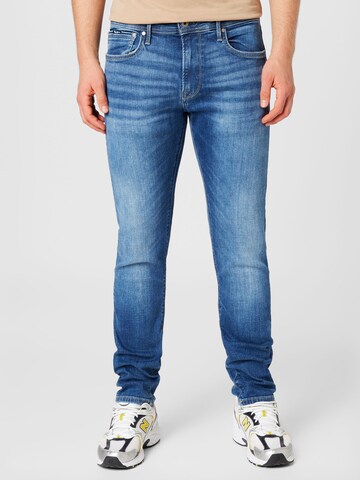 Pepe Jeans Slimfit Jeans 'STANLEY' in Blauw: voorkant