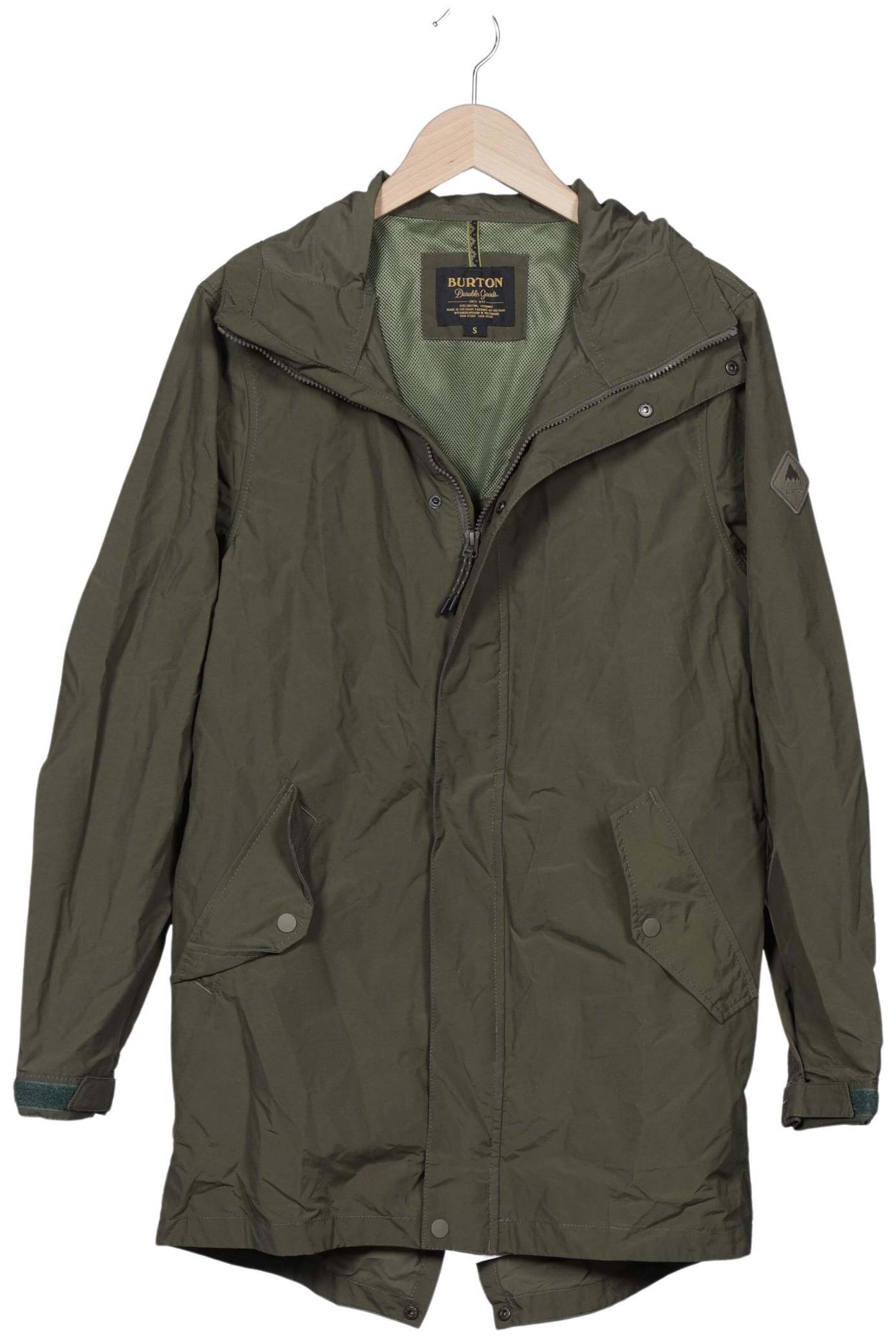 BURTON Jacket & Coat in S in Green: front