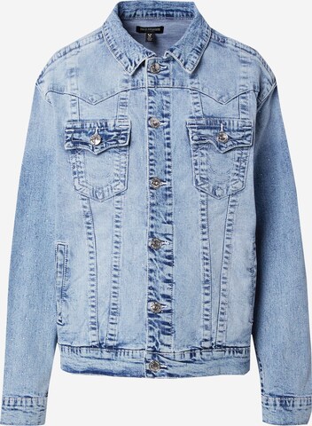 True Religion Tussenjas in Blauw: voorkant