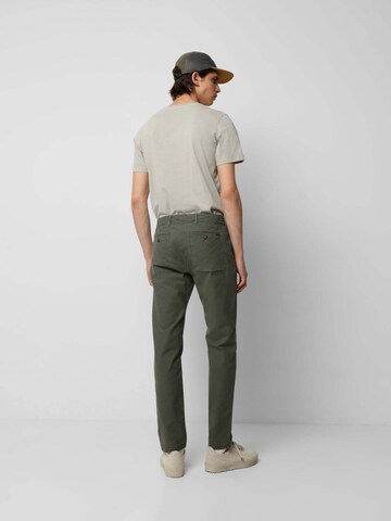Scalpers Normální Chino kalhoty – zelená