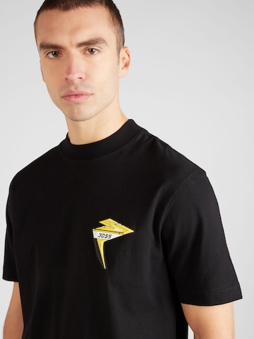 BOSS Тениска 'TeeBikerGear' в черно
