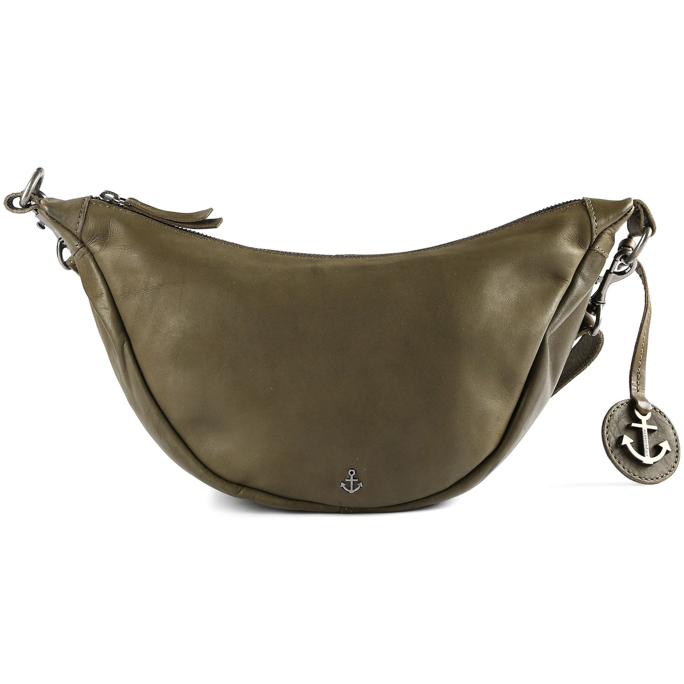 Harbour 2nd Umhängetasche 'Anchor Love' in Grün: Vorderseite