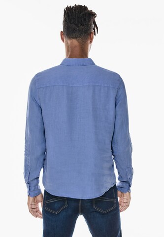 Street One MEN Regular Fit Hemd in Blau
