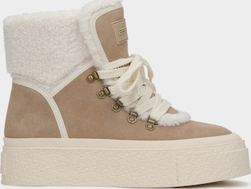 ES8 Ankle Boots '03-02' in Beige: Vorderseite