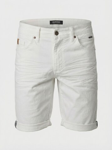 KOROSHI Regular Shorts in Weiß