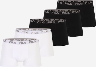 FILA Bokserishortsit värissä harmaa / musta / valkoinen, Tuotenäkymä