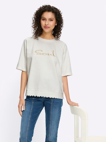 heine Sweatshirt i beige