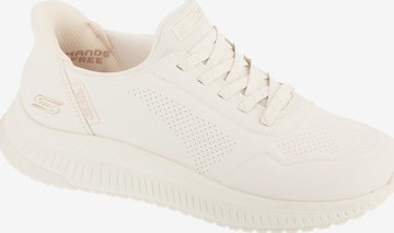 SKECHERS Sneakers laag 'Skechers Slip-Ins: Bobs Squad 4 - Key Look' in Wit: voorkant