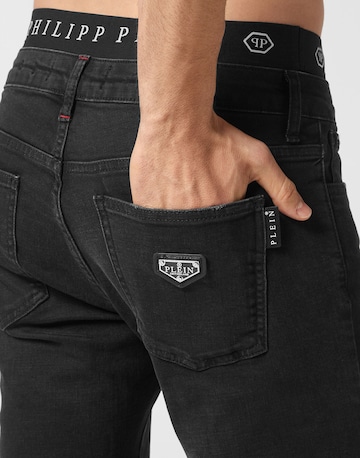 Philipp Plein - Slimfit Calças de ganga em preto