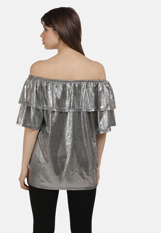 myMo at night Top in Silber