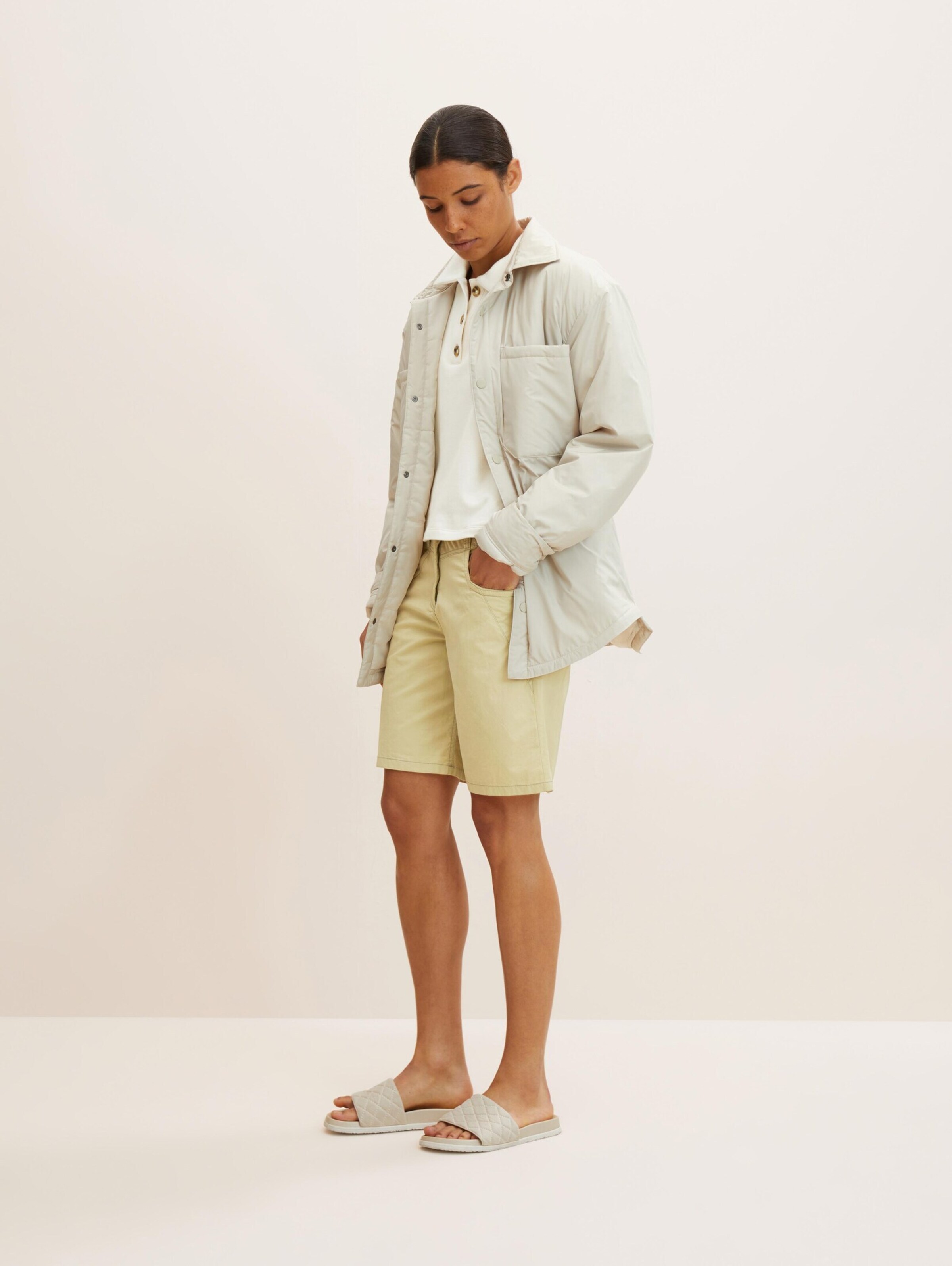 Frauen Große Größen TOM TAILOR Shorts in Oliv - TX88009 Frauen Große Größen TOM TAILOR Shorts in Oliv - TX88009