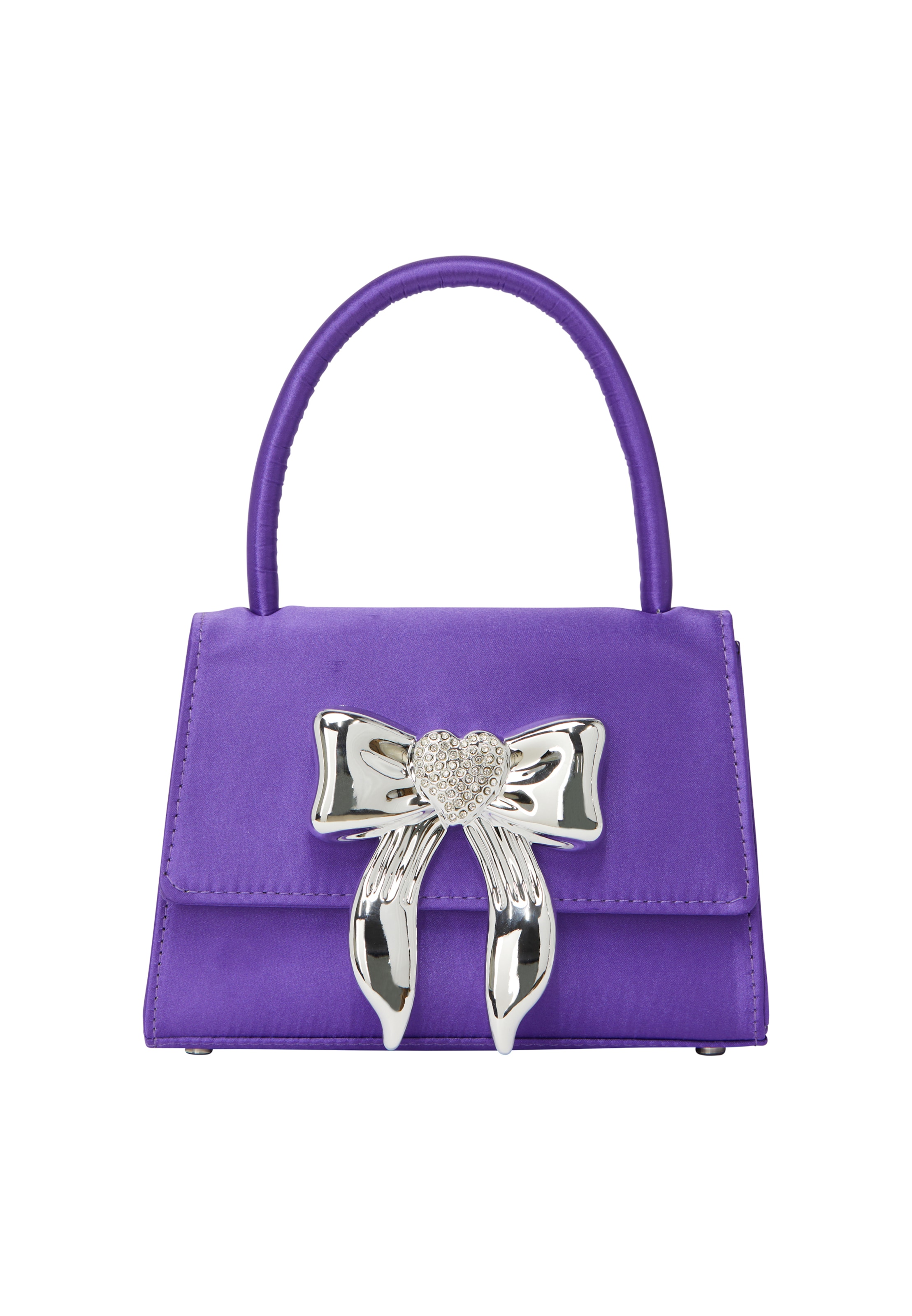 faina Handväska i lila / silver, Produktvy