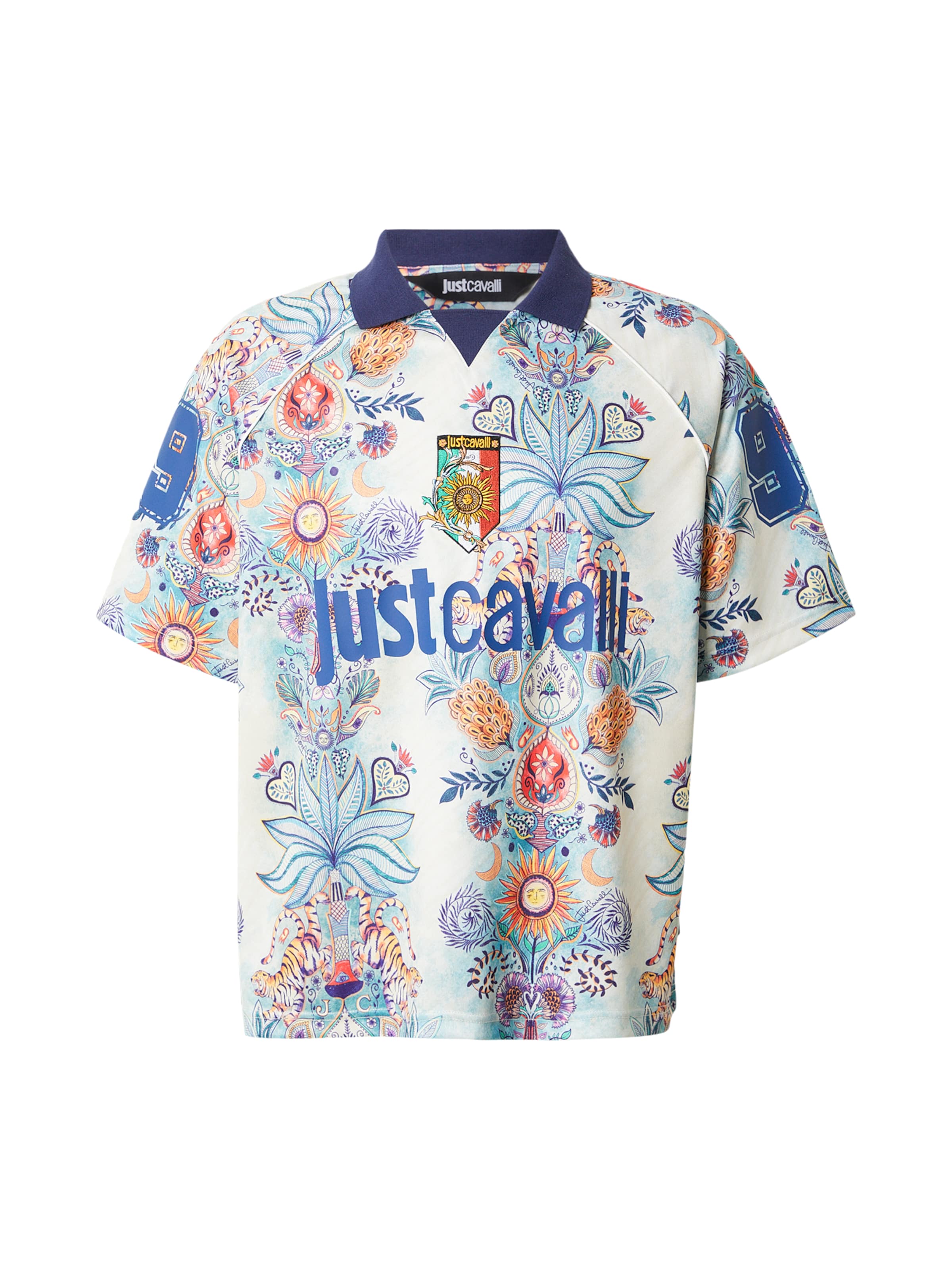 Just Cavalli Μπλουζάκι σε λευκό: μπροστά