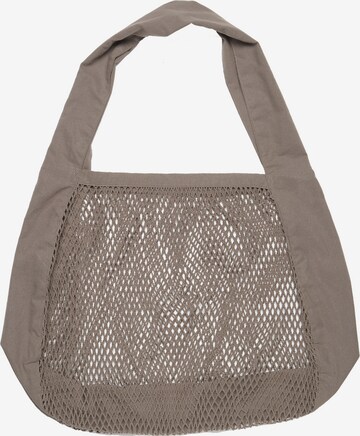 Cesta per il bucato 'Net shoulder bag' di The Organic Company in grigio: frontale