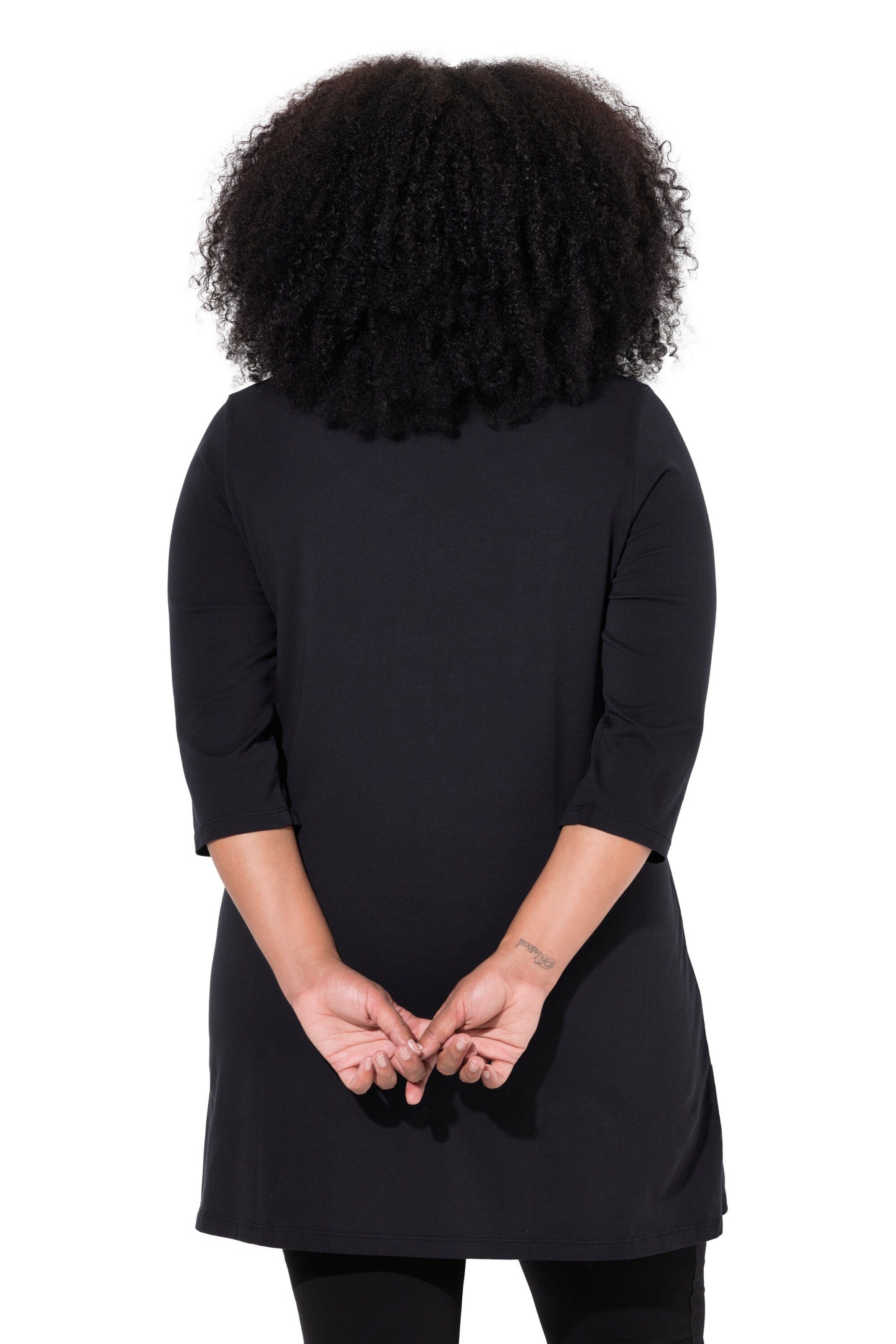 Ulla Popken Shirt in Zwart