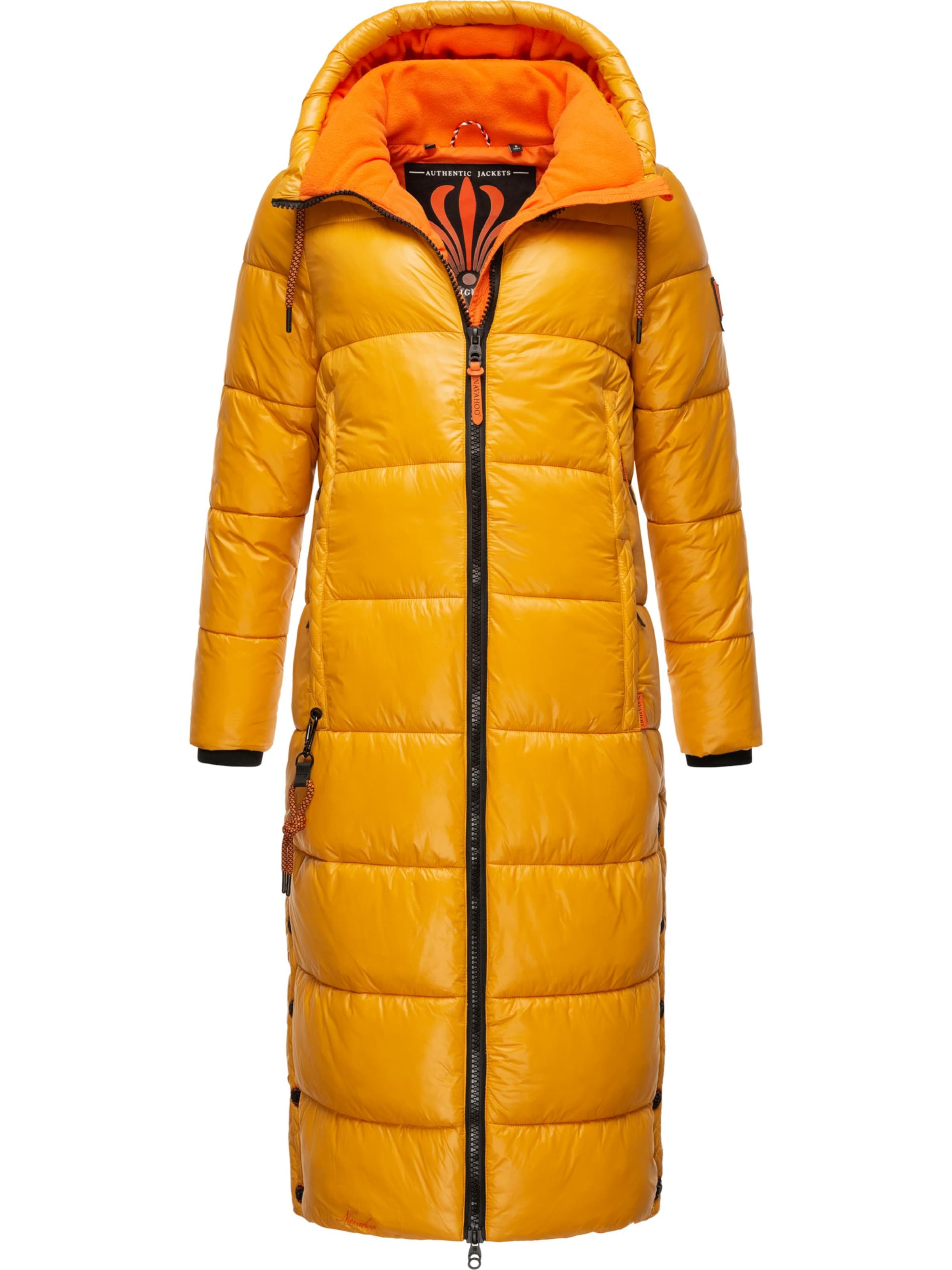 NAVAHOO Χειμερινό παλτό 'Schmuseengel' σε κίτρινο