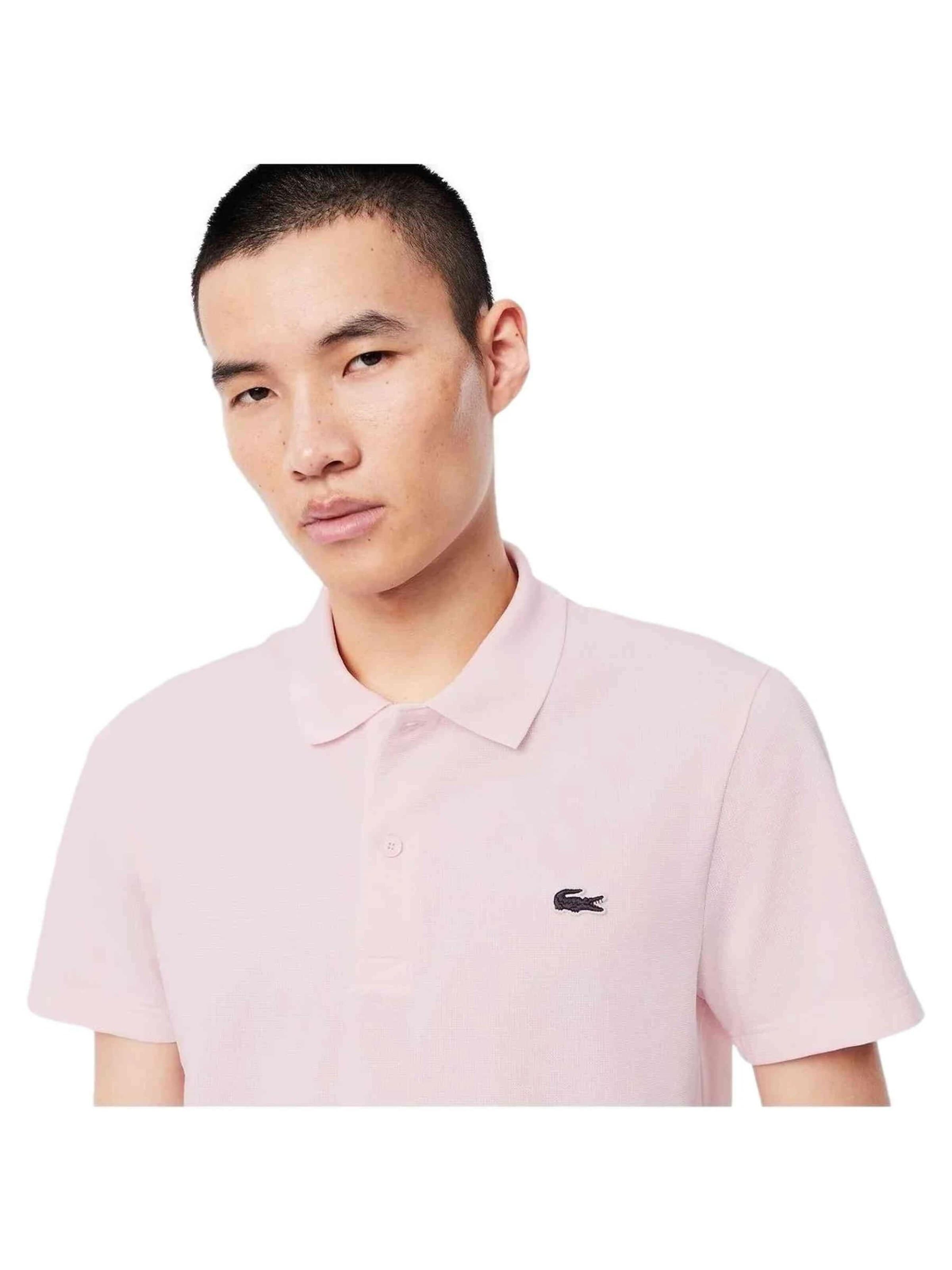 LACOSTEMajica 'Polo lacoste rosa toned logo regular shirt' - roza boja