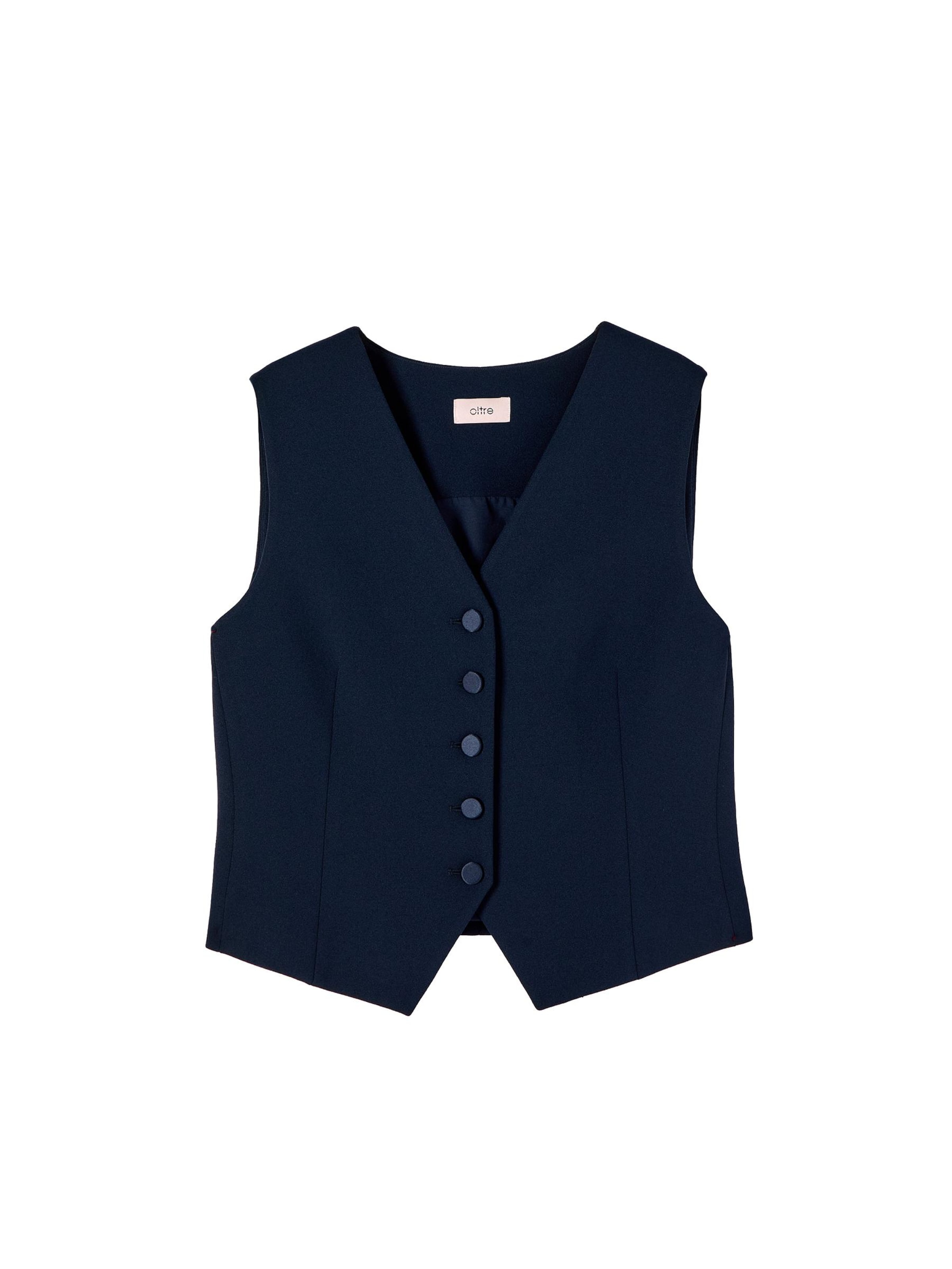oltre Vest in Blue: front