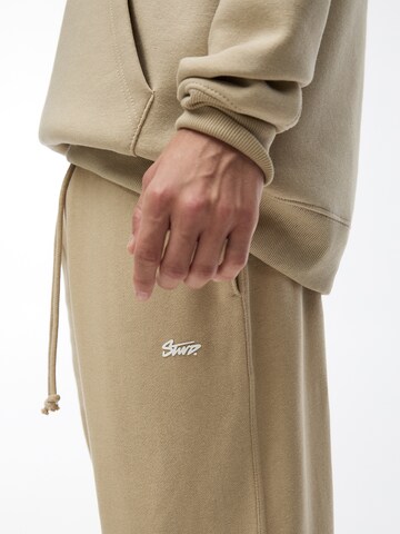 Pull&Bear Tapered Broek in Beige