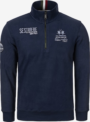 Pull-over La Martina en bleu : devant