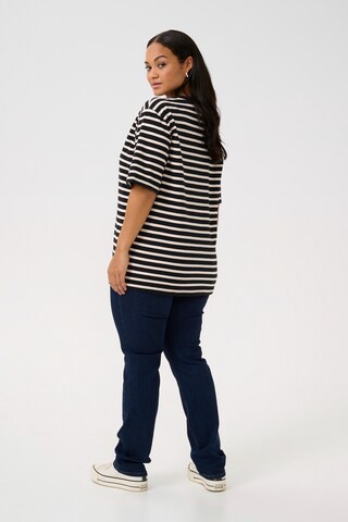 KAFFE CURVE Shirt 'KC Lorana' in Zwart
