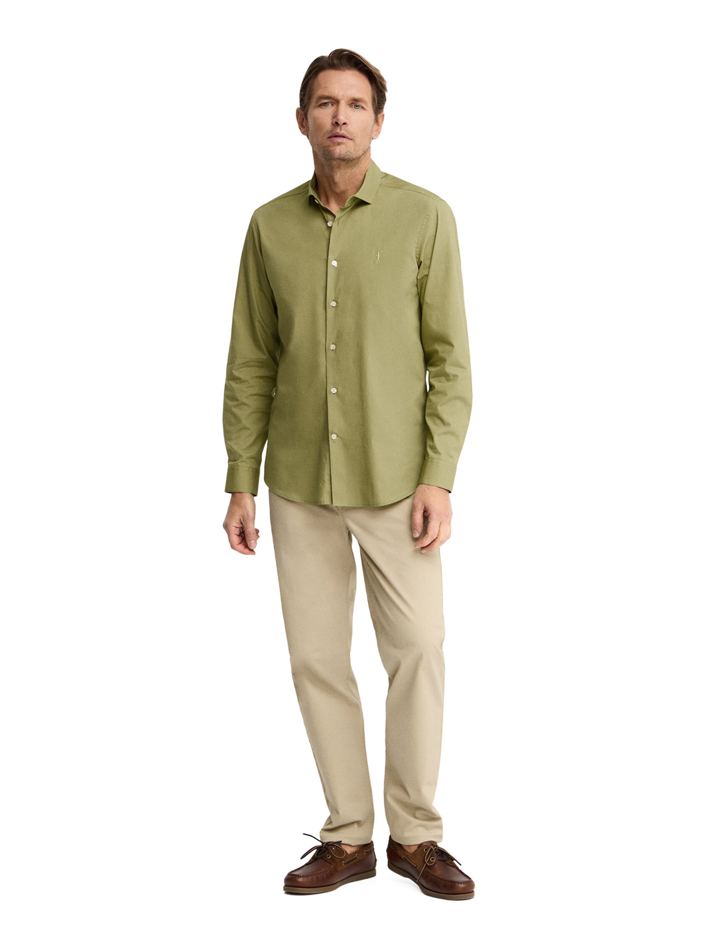 Polo Club Regular Fit Hemd in Grün