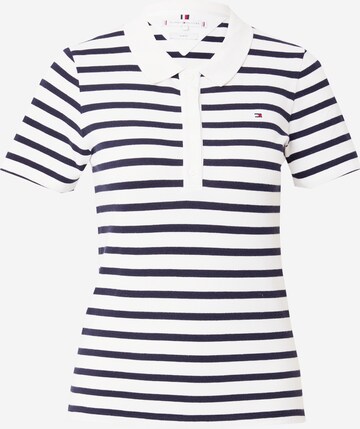 Tricou de la TOMMY HILFIGER pe alb: față